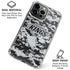 NHL Los Angeles Kings Camo iPhone 16 Pro Clear Case
