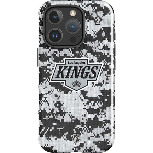 NHL Los Angeles Kings Camo iPhone 16 Pro Impact Case