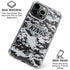 NHL Los Angeles Kings Camo iPhone 16 Pro Max Clear Case