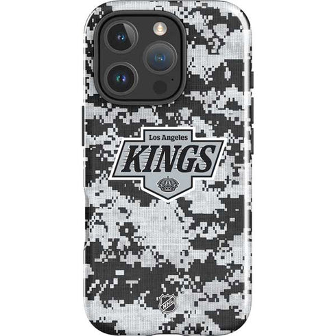 NHL Los Angeles Kings Camo iPhone 16 Pro Max Impact Case