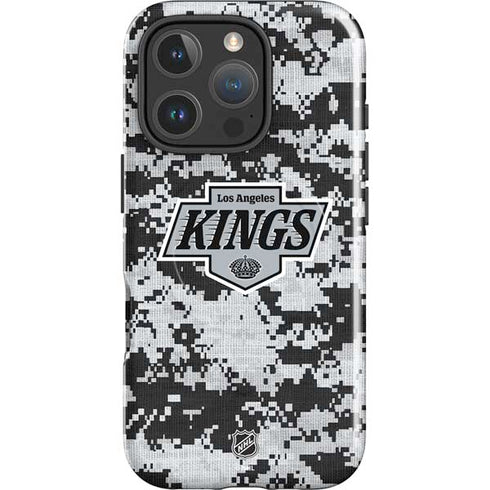 NHL Los Angeles Kings Camo iPhone 16 Pro Max Magsafe Impact Case