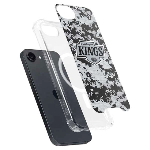 NHL Los Angeles Kings Camo iPhone 16e MagSafe Case