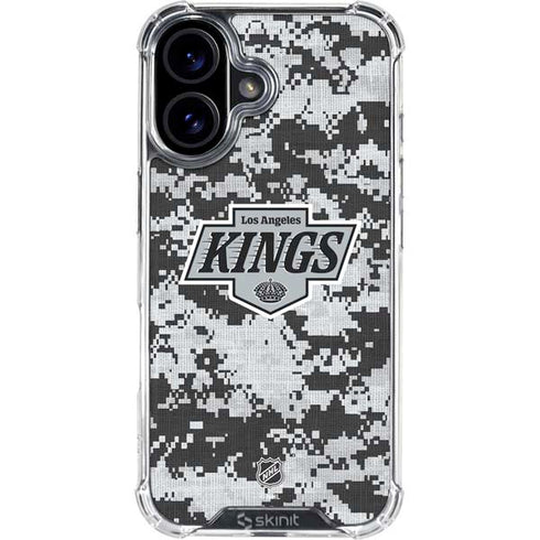NHL Los Angeles Kings Camo iPhone 17 Clear Case