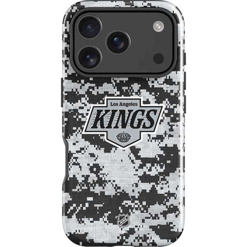 NHL Los Angeles Kings Camo iPhone 18 Pro Impact Case