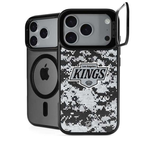 NHL Los Angeles Kings Camo iPhone 18 Pro Kickstand Case