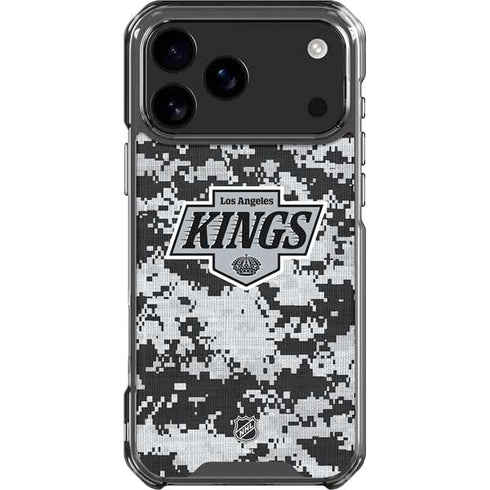 NHL Los Angeles Kings Camo iPhone 18 Pro Max Clear Case