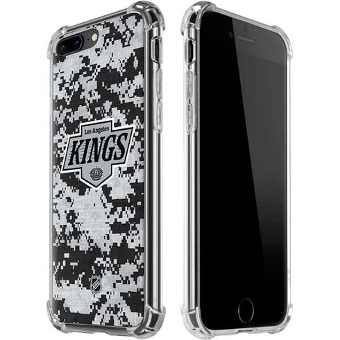 NHL Los Angeles Kings Camo iPhone 7/8 Plus Clear Case