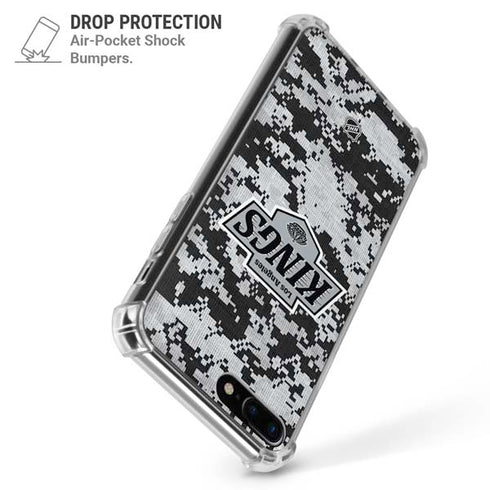 NHL Los Angeles Kings Camo iPhone 7/8 Plus Clear Case