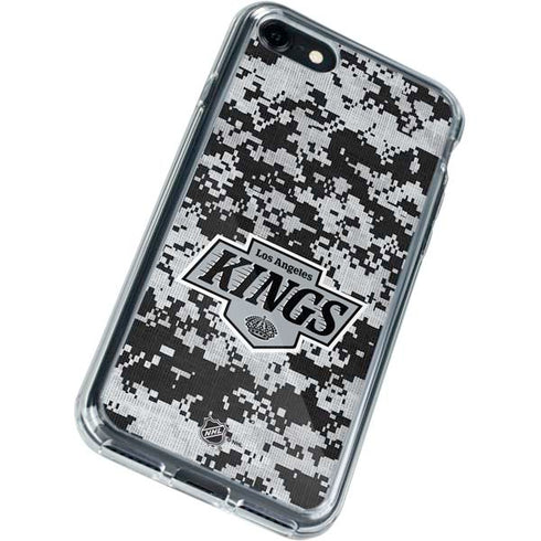NHL Los Angeles Kings Camo iPhone SE (2nd & 3rd Gen) Clear Case