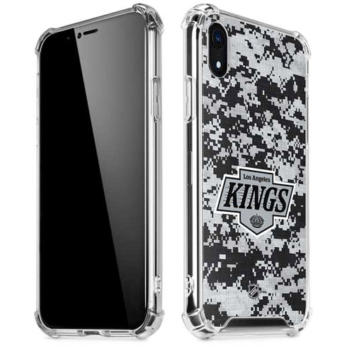 NHL Los Angeles Kings Camo iPhone XR Clear Case