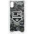 NHL Los Angeles Kings Camo iPhone XS Clear Case