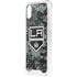 NHL Los Angeles Kings Camo iPhone XS Clear Case