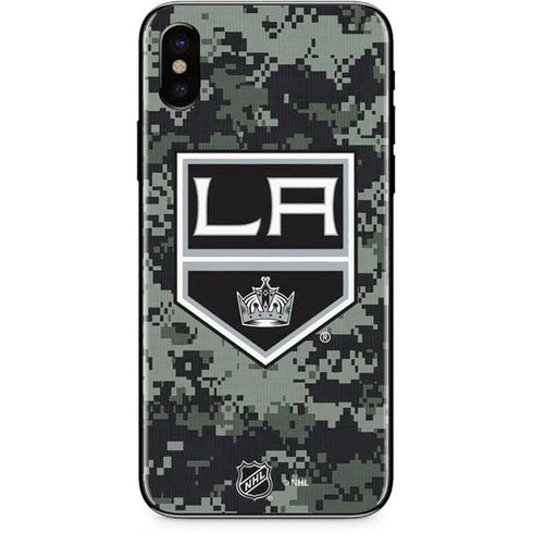 NHL Los Angeles Kings Camo iPhone XS Skin