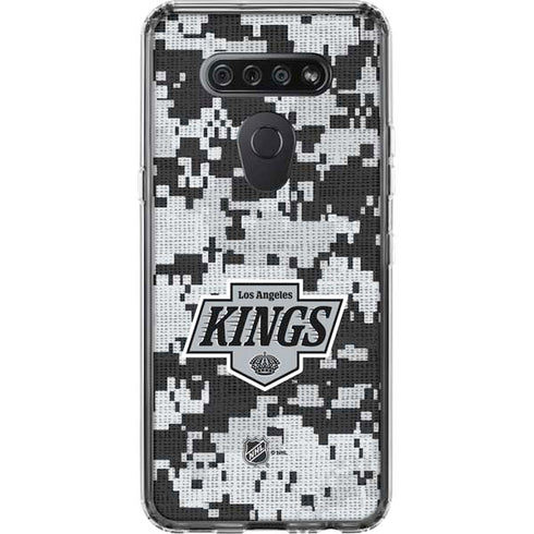 NHL Los Angeles Kings Camo LG K51/Q51 Clear Case