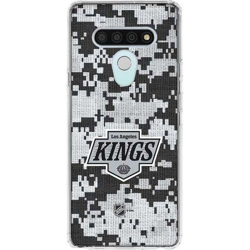 NHL Los Angeles Kings Camo LG Stylo 6 Clear Case