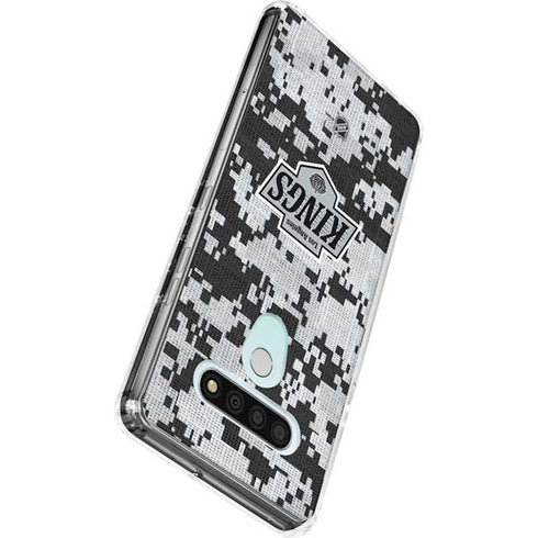 NHL Los Angeles Kings Camo LG Stylo 6 Clear Case