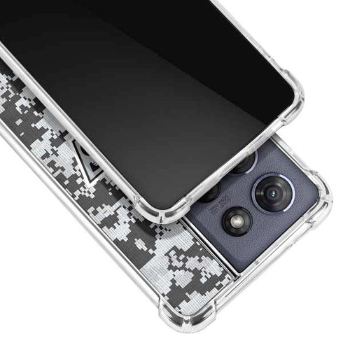 NHL Los Angeles Kings Camo Moto G 5G (2025) Clear Case