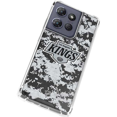 NHL Los Angeles Kings Camo Moto G Play 5G (2025) Clear Case