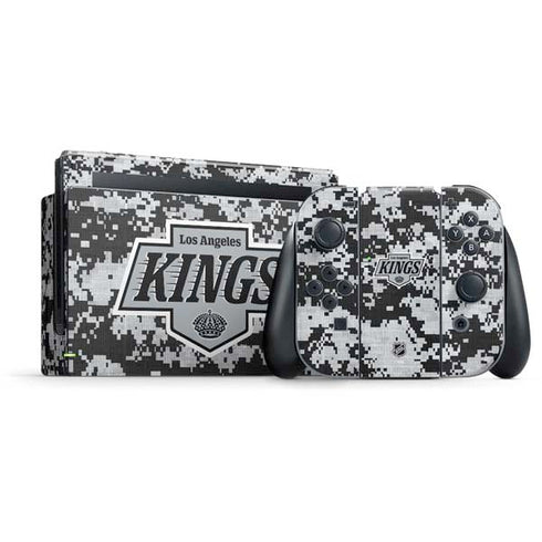NHL Los Angeles Kings Camo Nintendo Switch Bundle Skin