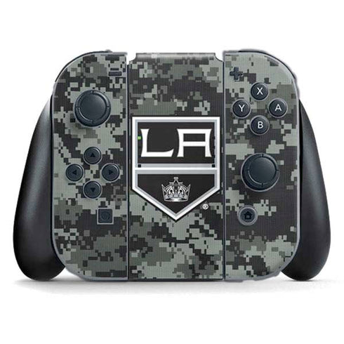 NHL Los Angeles Kings Camo Nintendo Switch (2017-2021) Joy-Con Controller Skin