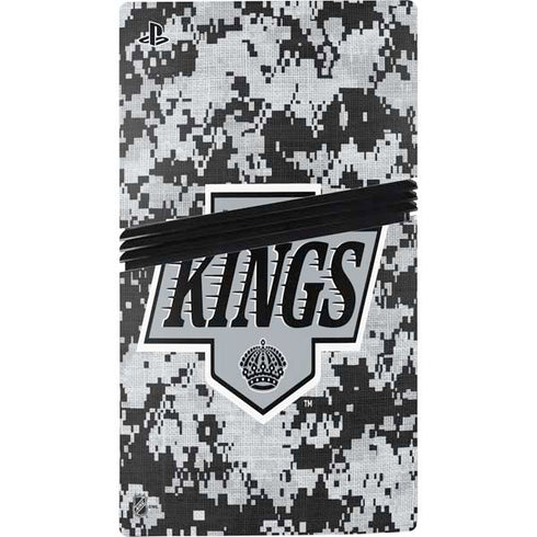 NHL Los Angeles Kings Camo PS5 Pro Disk Console Skin