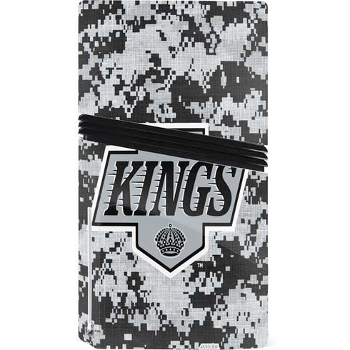 NHL Los Angeles Kings Camo PS5 Pro Disk Console Skin