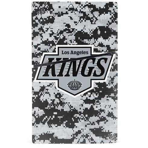 NHL Los Angeles Kings Camo PS5 Slim Digital Edition Bundle Skin