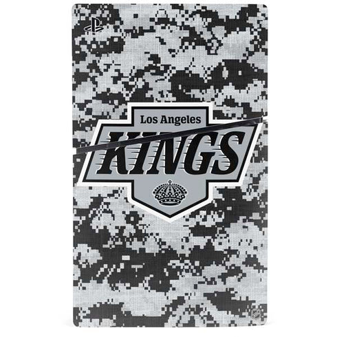 NHL Los Angeles Kings Camo PS5 Slim Digital Edition Console Skin