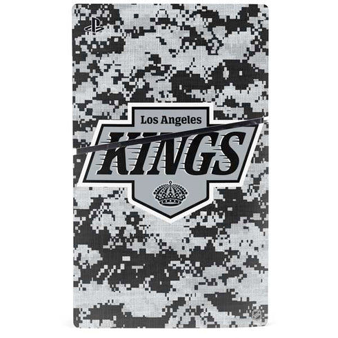 NHL Los Angeles Kings Camo PS5 Slim Disk Bundle Skin