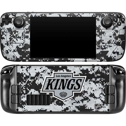 NHL Los Angeles Kings Camo Steam Deck Handheld Gaming Computer OLED Skin