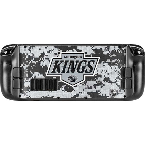 NHL Los Angeles Kings Camo Steam Deck Handheld Gaming Computer Skin