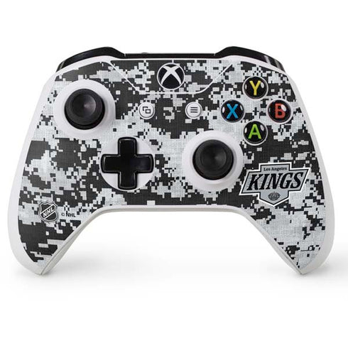 NHL Los Angeles Kings Camo Xbox One S Console and Controller Bundle Skin
