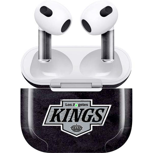 NHL Los Angeles Kings Distressed Apple AirPods (3rd Gen 2021) Skin
