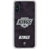 NHL Los Angeles Kings Distressed Galaxy A10e Clear Case