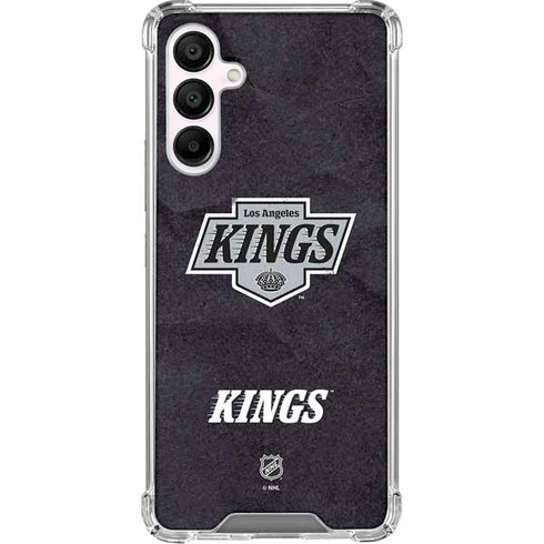 NHL Los Angeles Kings Distressed Galaxy A16 5G Clear Case
