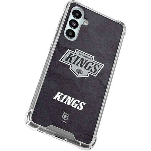 NHL Los Angeles Kings Distressed Galaxy A16 5G Clear Case