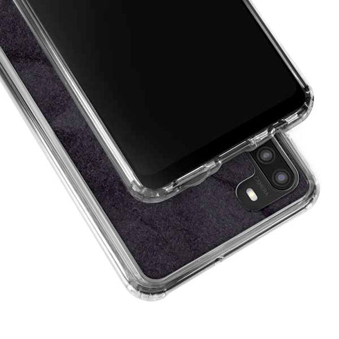 NHL Los Angeles Kings Distressed Galaxy A21 Clear Case
