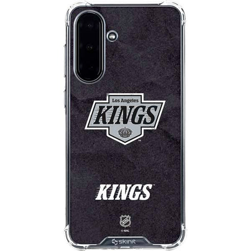 NHL Los Angeles Kings Distressed Galaxy A36 5G Clear Case