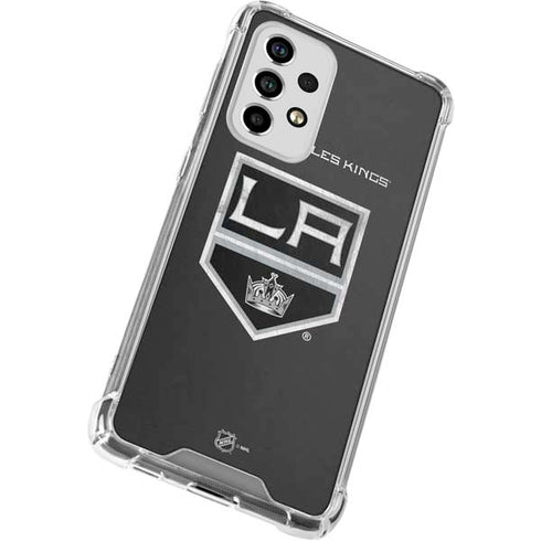 NHL Los Angeles Kings Distressed Galaxy A53 5G Clear Case