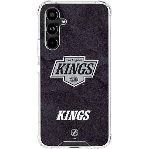 NHL Los Angeles Kings Distressed Galaxy A54 5G Clear Case