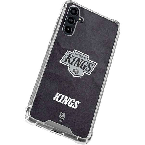 NHL Los Angeles Kings Distressed Galaxy A54 5G Clear Case