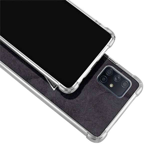 NHL Los Angeles Kings Distressed Galaxy A71 5G Clear Case
