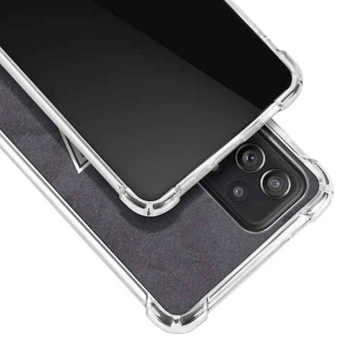 NHL Los Angeles Kings Distressed Galaxy A72 5G Clear Case