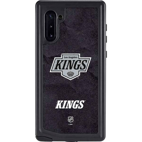 NHL Los Angeles Kings Distressed Galaxy Note 10 Waterproof Case