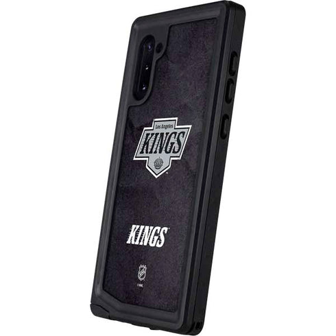 NHL Los Angeles Kings Distressed Galaxy Note 10 Waterproof Case