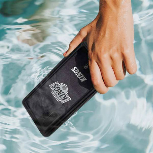 NHL Los Angeles Kings Distressed Galaxy Note 10 Waterproof Case