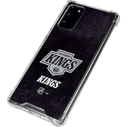 NHL Los Angeles Kings Distressed Galaxy Note20 5G Clear Case