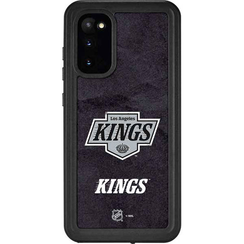 NHL Los Angeles Kings Distressed Galaxy S20 Waterproof Case