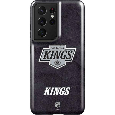NHL Los Angeles Kings Distressed Galaxy S21 Ultra 5G Pro Case