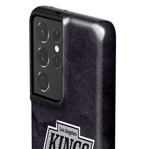 NHL Los Angeles Kings Distressed Galaxy S21 Ultra 5G Pro Case